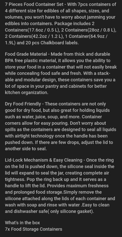 STORAGE CONTAINER 7P