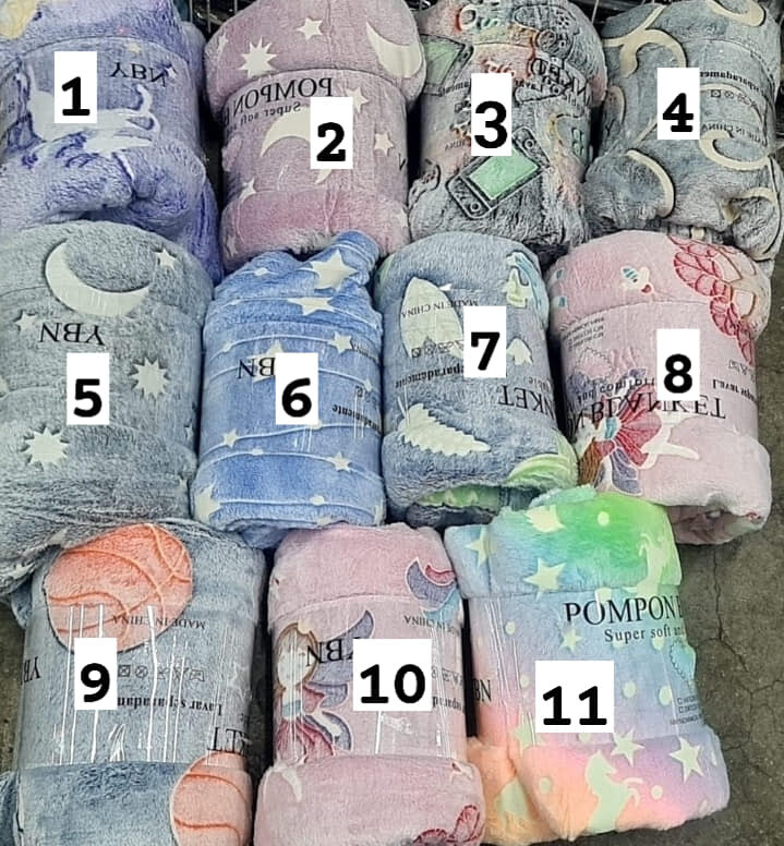 Glow in the dark Fleece Blankets