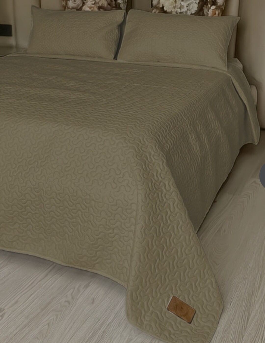 PIERRE CARDIN PLAIN QUILT SET