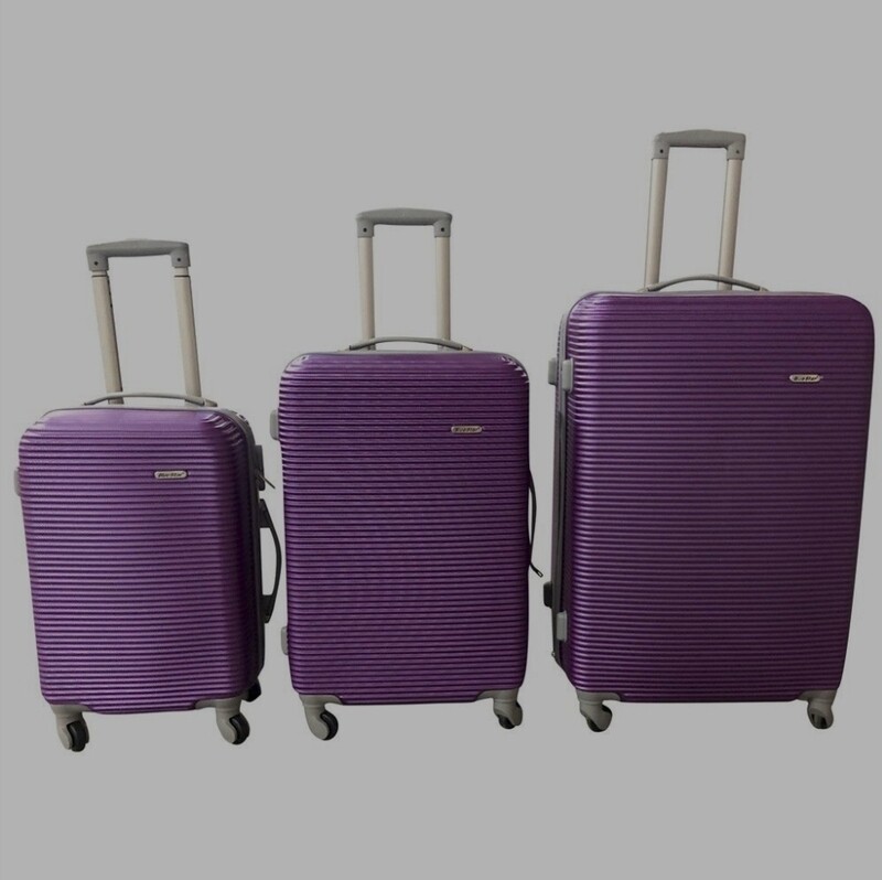 LUGGAGE SET 3 PIECE 28INC.- GRAPE 