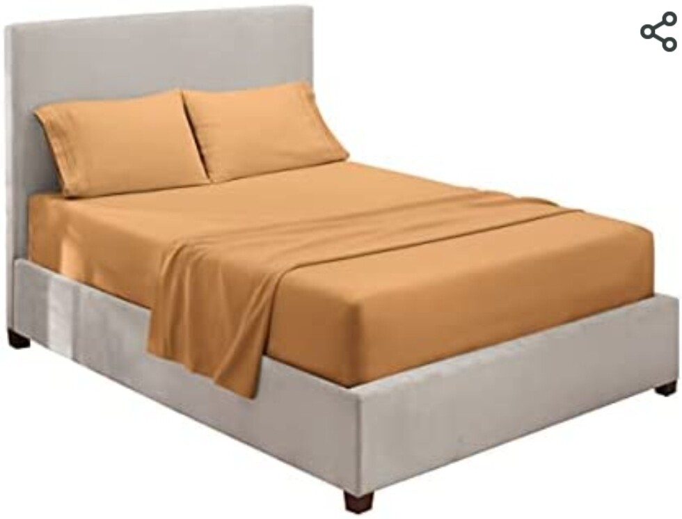 COTTON SHEET SET- BEIGE