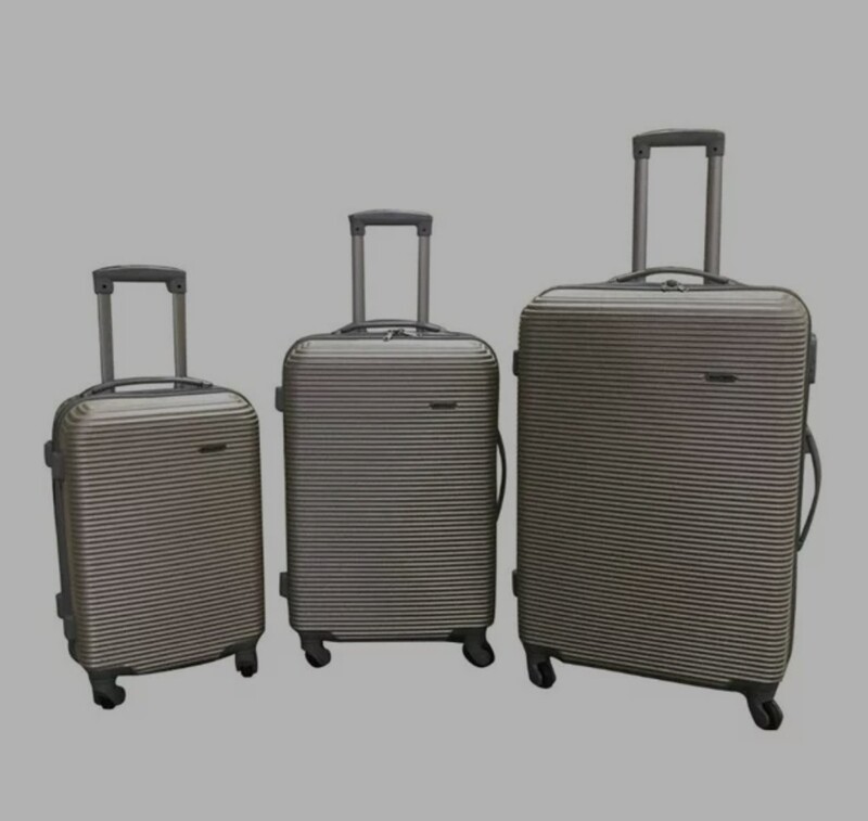 LUGGAGE SET 3 PIECE 28INC.- GOLD
