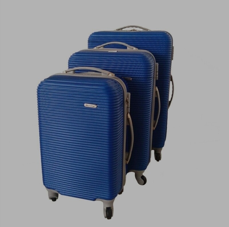 LUGGAGE SET 3 PIECE 28INC.- BLUE