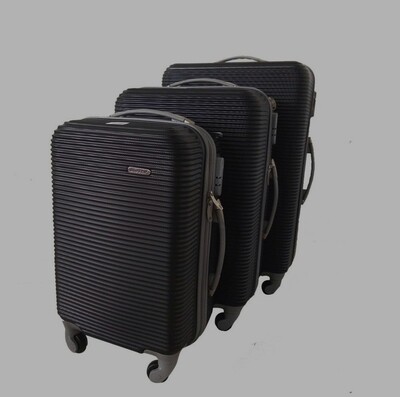 LUGGAGE SET 3 PIECE 28INC.-BLACK