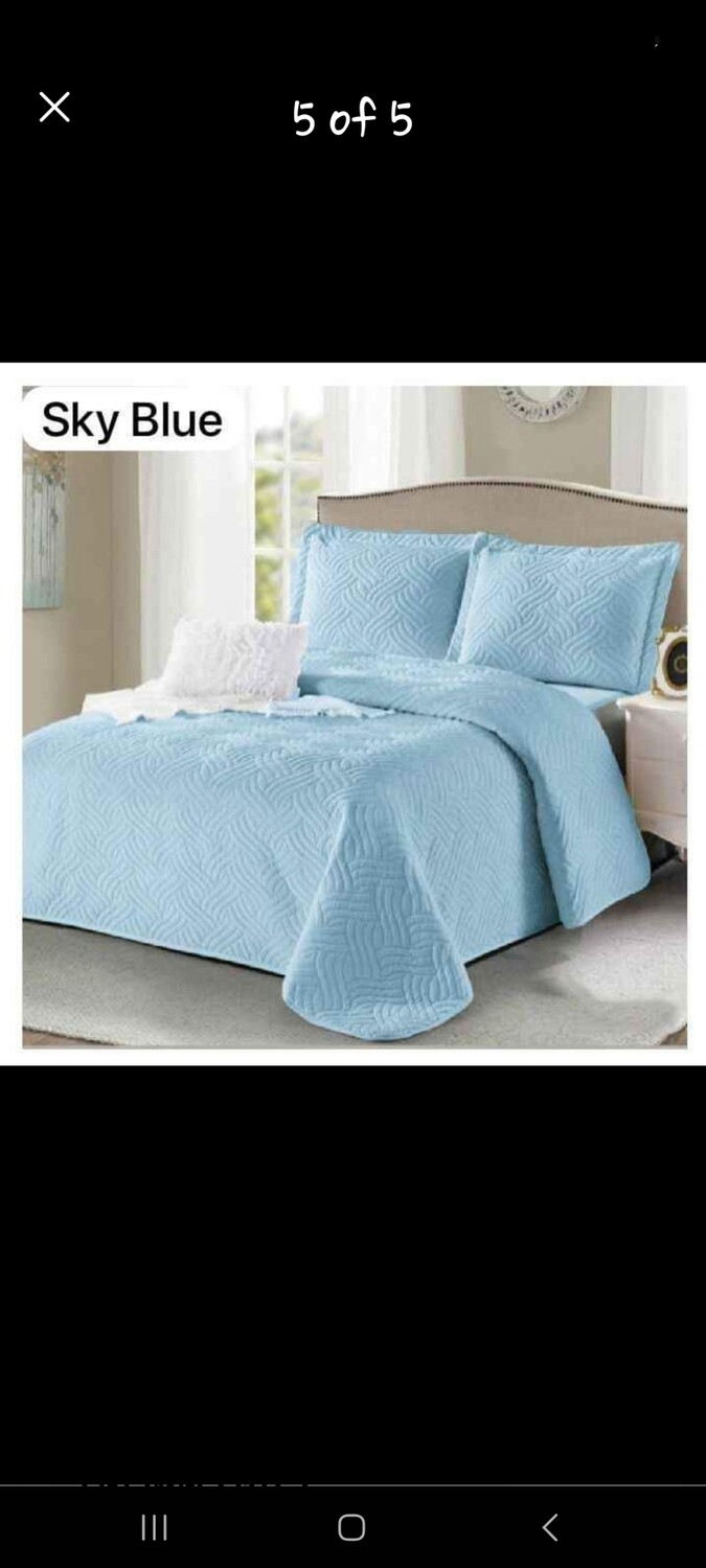 ZM QUILT SET- BLUE