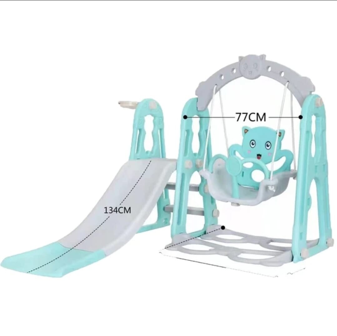 TODDLER SWING AND SLIDE SET