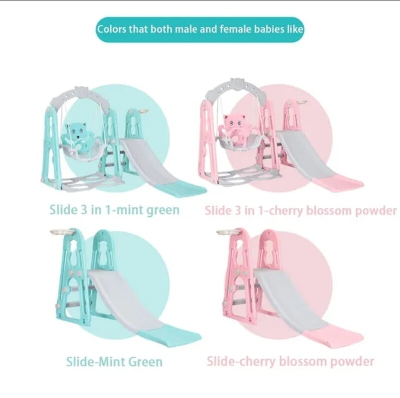 TODDLER SWING AND SLIDE SET