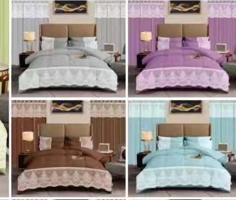 DOLPHIN LACE QUILTED BEDDING SET
