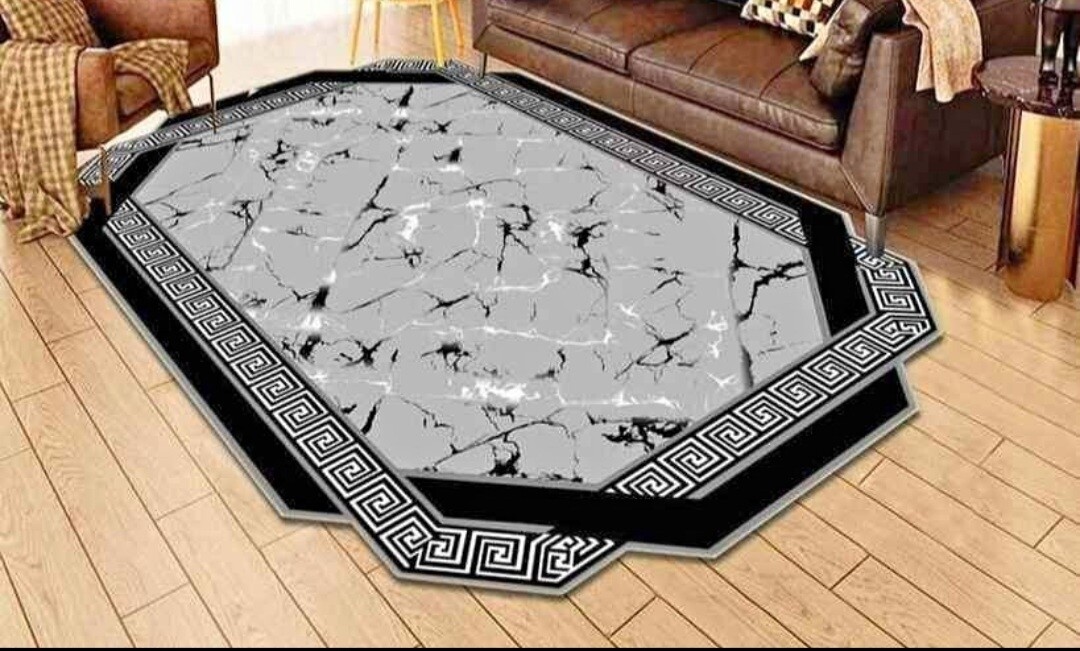 3D SHAPED CARPET- MARBLE GREY