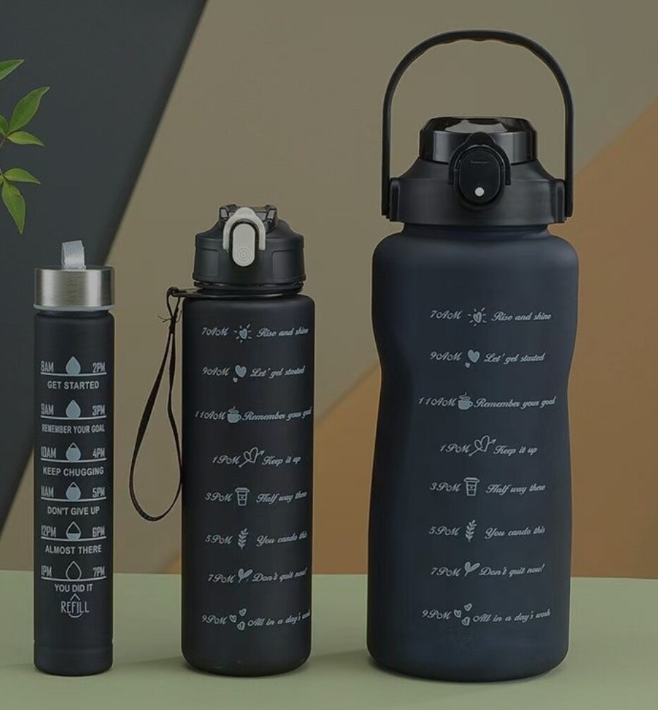 MOTIVATIONAL WATERBOTTLE SET