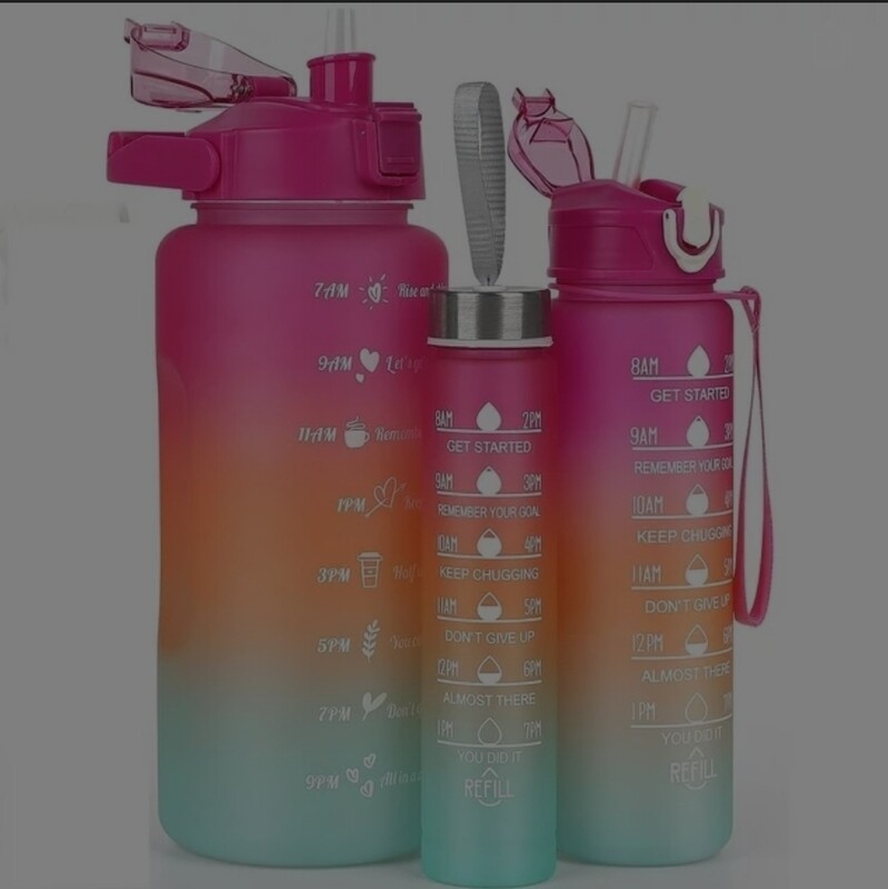 MOTIVATIONAL WATERBOTTLE SET