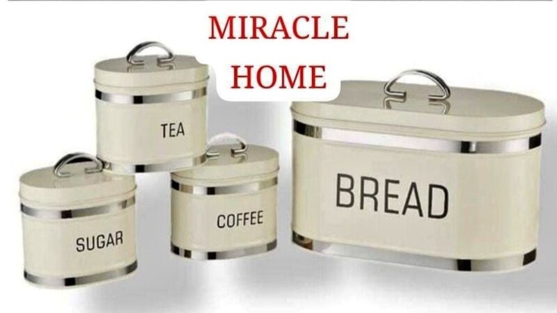 CH RETRO BREADBIN SET- CREAM