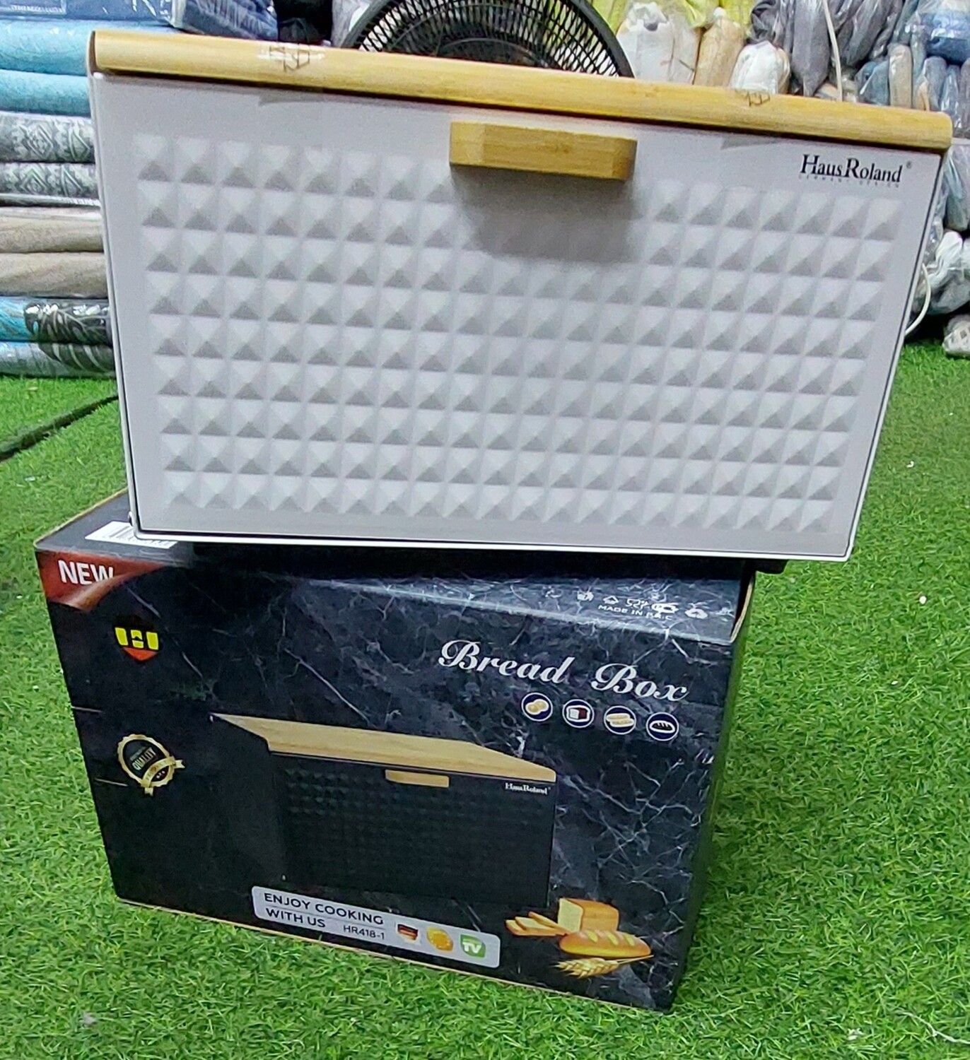 HAUS ROLLAND BREAD BOX- WHITE