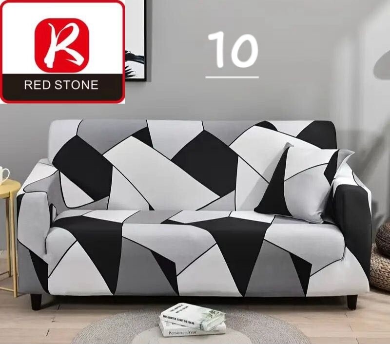RED STONE SOFA COVER SET