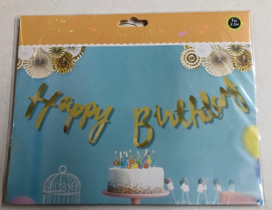 BIRTHDAY BANNER