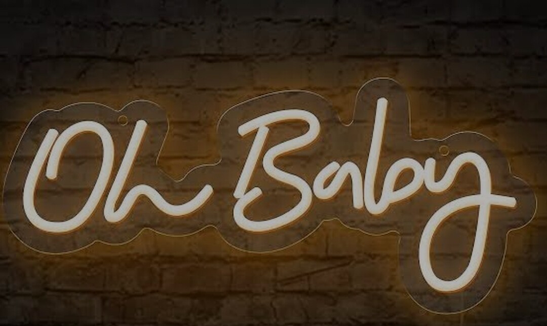 OH BABY LED SIGN