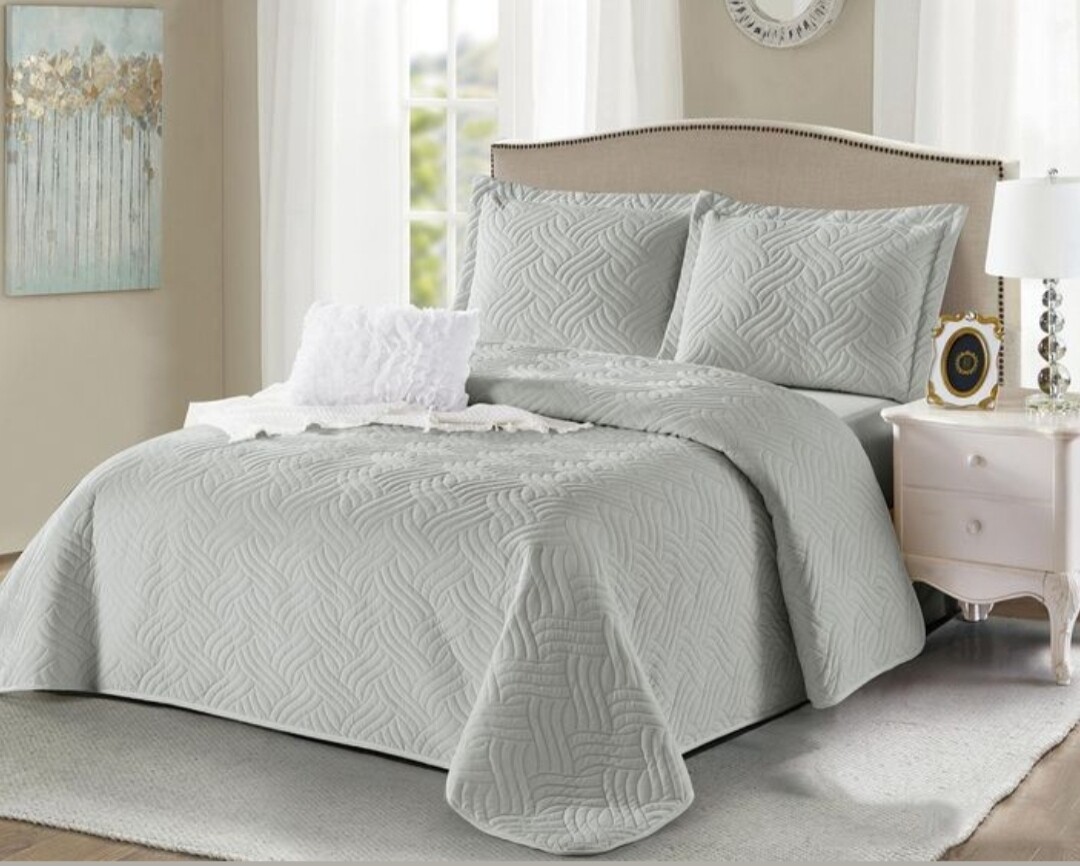 ZM QUILT SET- GREY