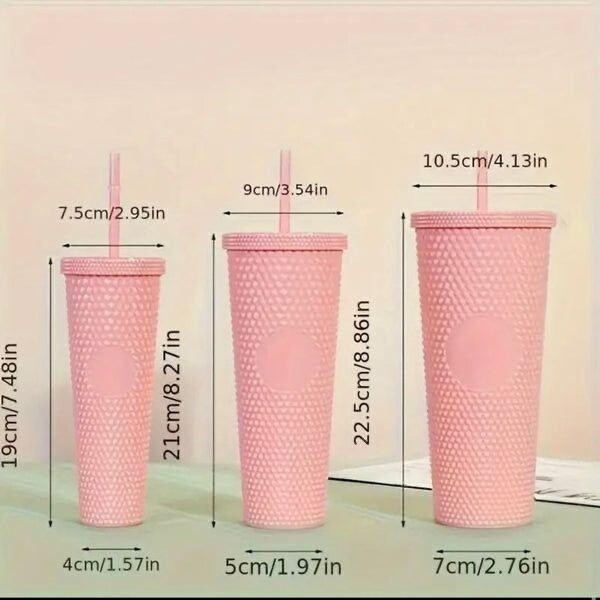 TEXTURED PLASTIC COCKTAIL CUP SET
