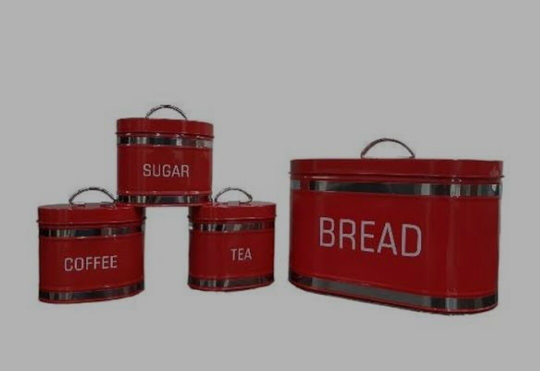 CH RETRO BREADBIN SET- RED