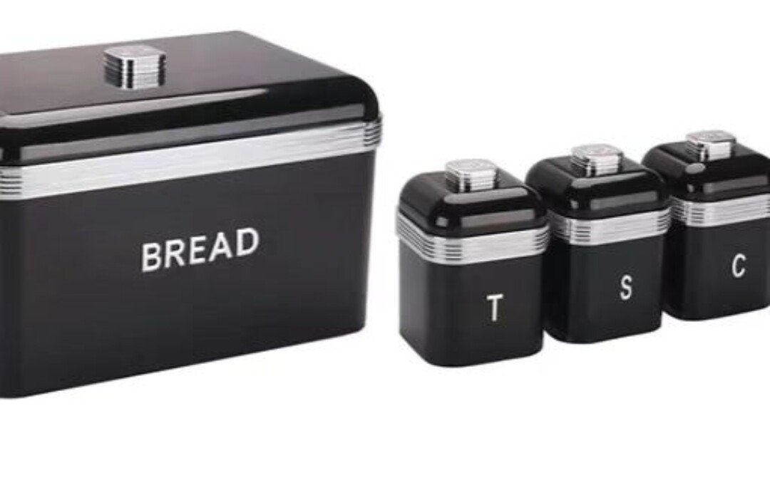 AD BREADBIN SET- BLACK