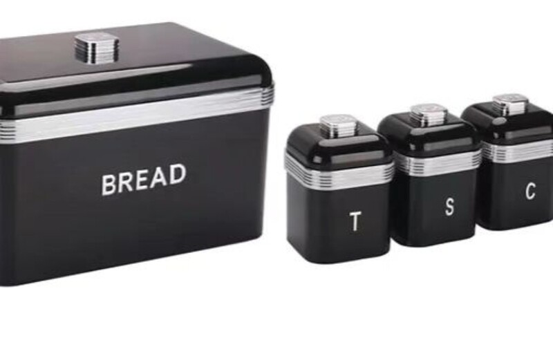 AD BREADBIN SET- BLACK