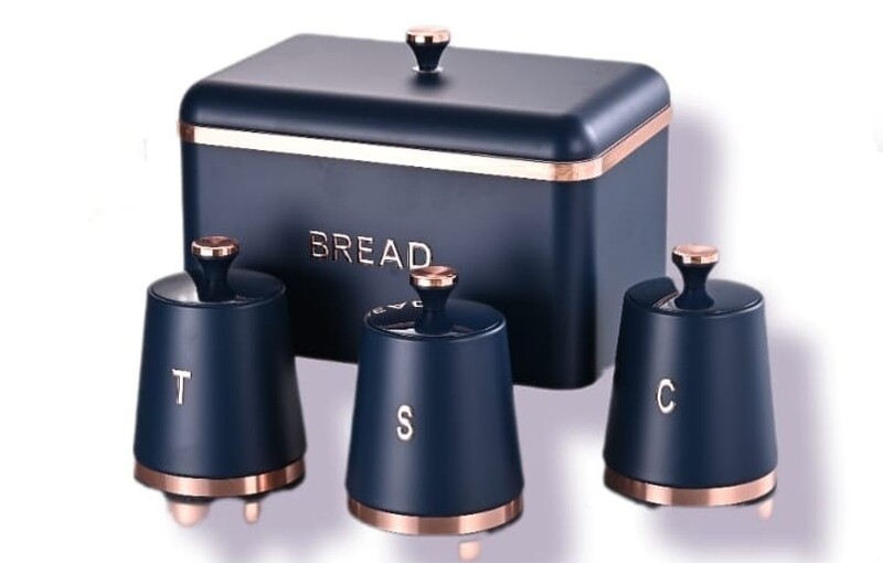 MONZA BREAD TIN SET- BLACK