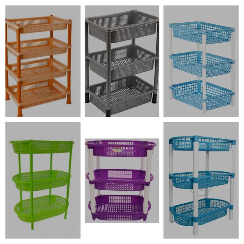 PLASTIC STORAGE RACK