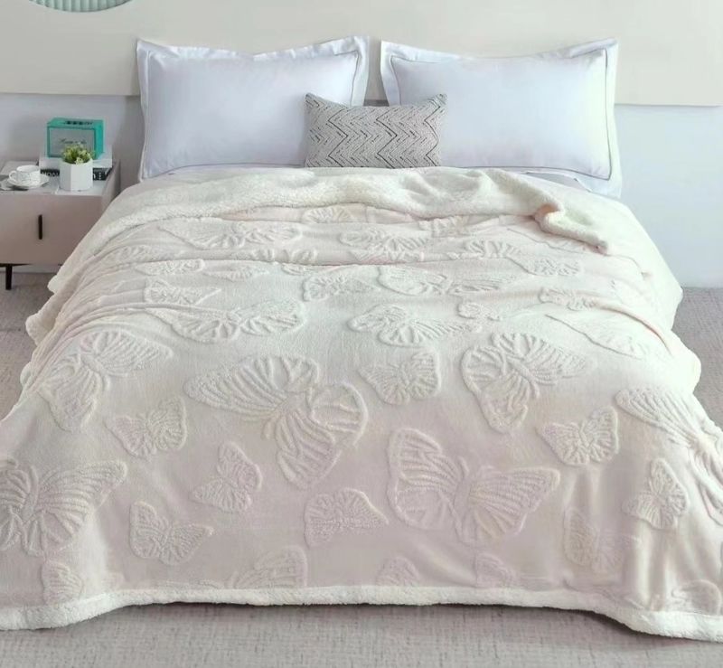 BUTTERFLY SHERPA BLANKET