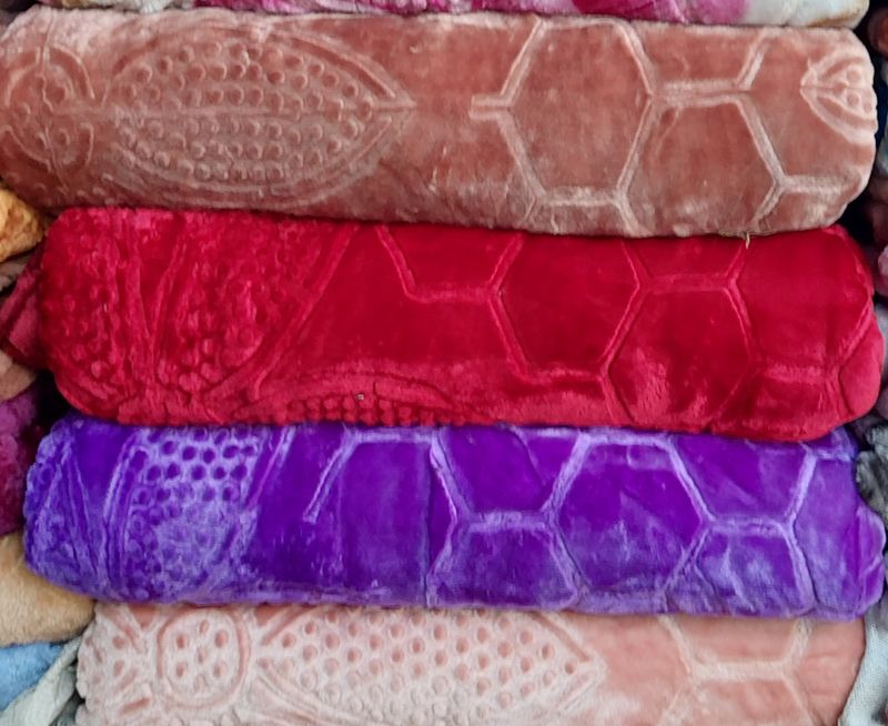 MINK BLANKETS 2PLY PLAIN- BULK