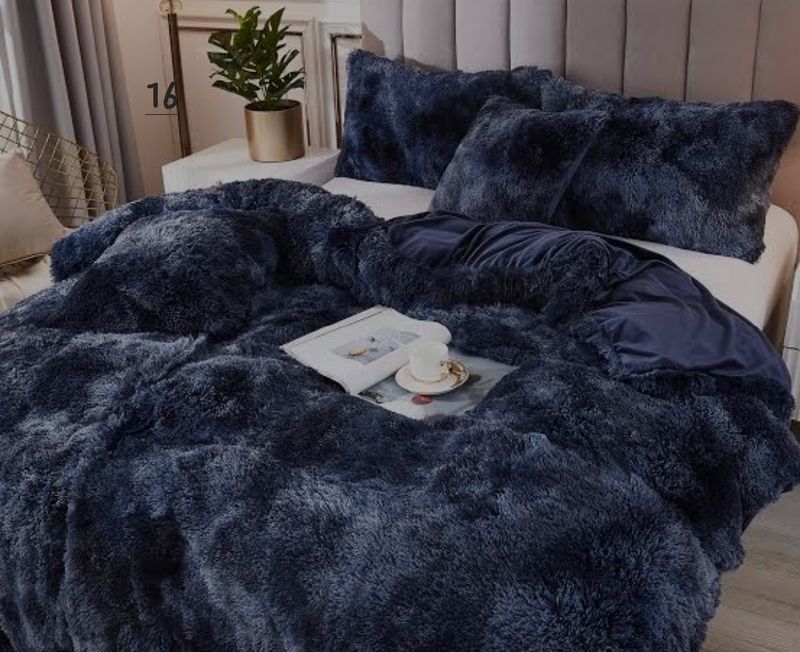 FLUFFY COMFORTER SETS- BULK (FLEECE)