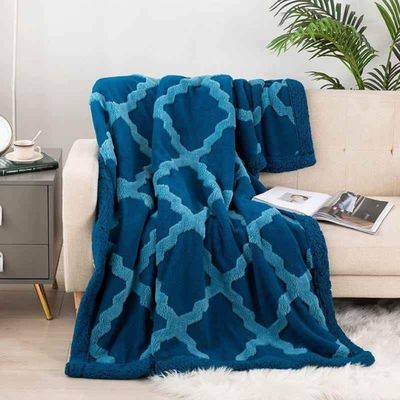 BOWGU SHERPA FLEECE BLANKET