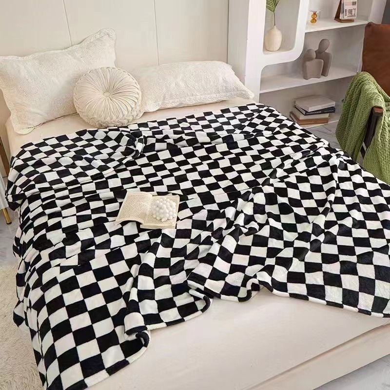 BLOCK FLEECE BLANKET- BULK