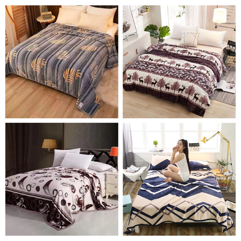 PRINTED FLEECE BLANKET- BULK