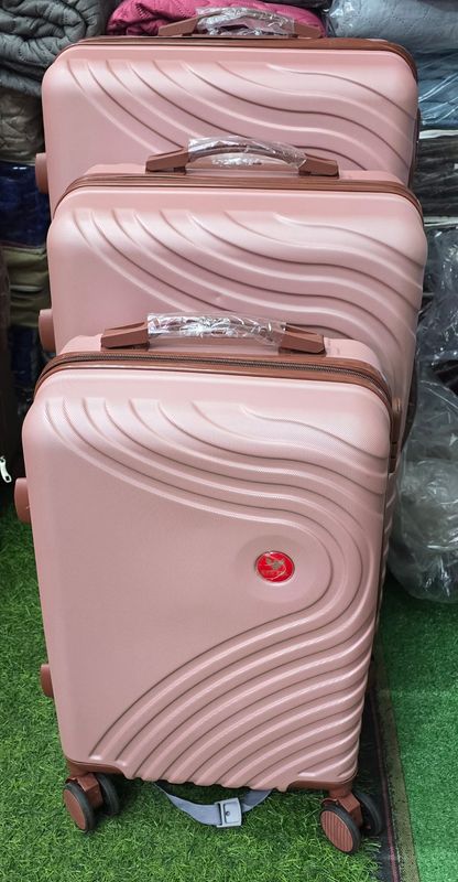 EYE FALL LUGGAGE SET- PINK