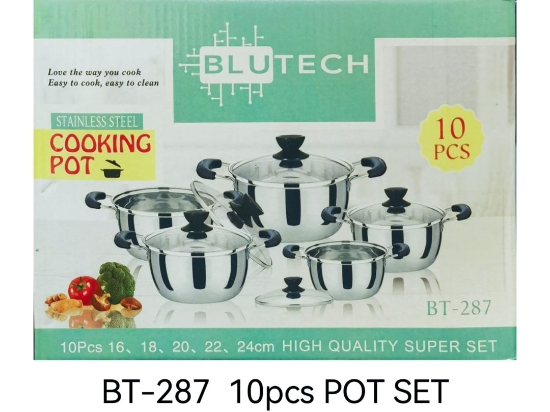 BLUTECH 10P SS COOKWARE SET