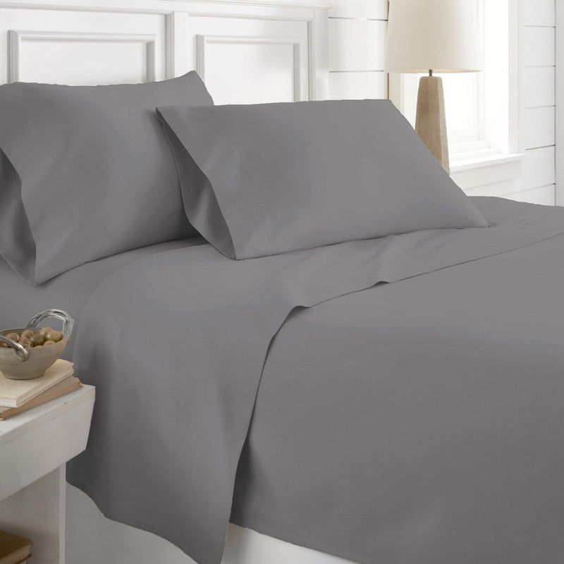 COTTON SHEET SET- GREY