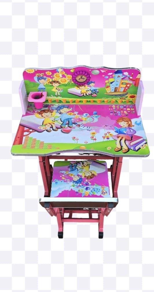 DESK AND CHAIR SET LARGE  PINK