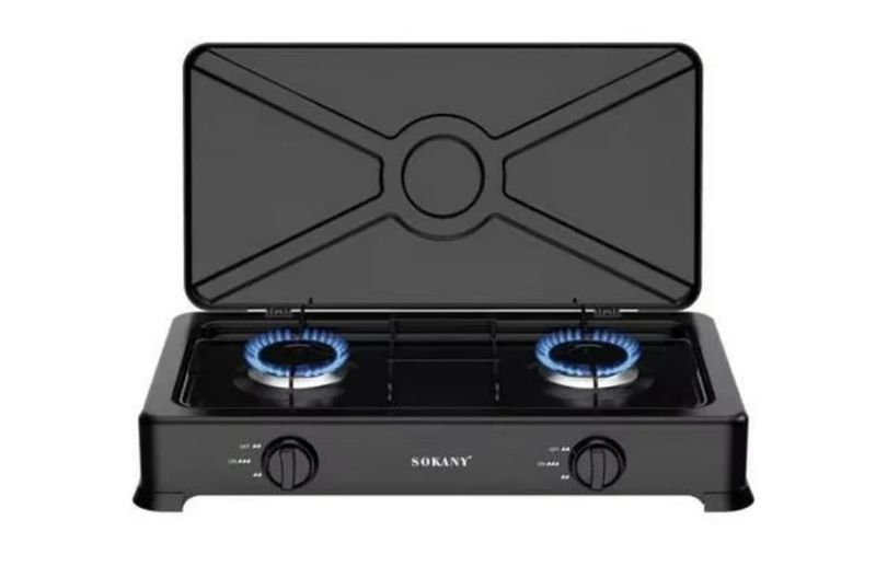 SOKANY GAS STOVE WITH COVER