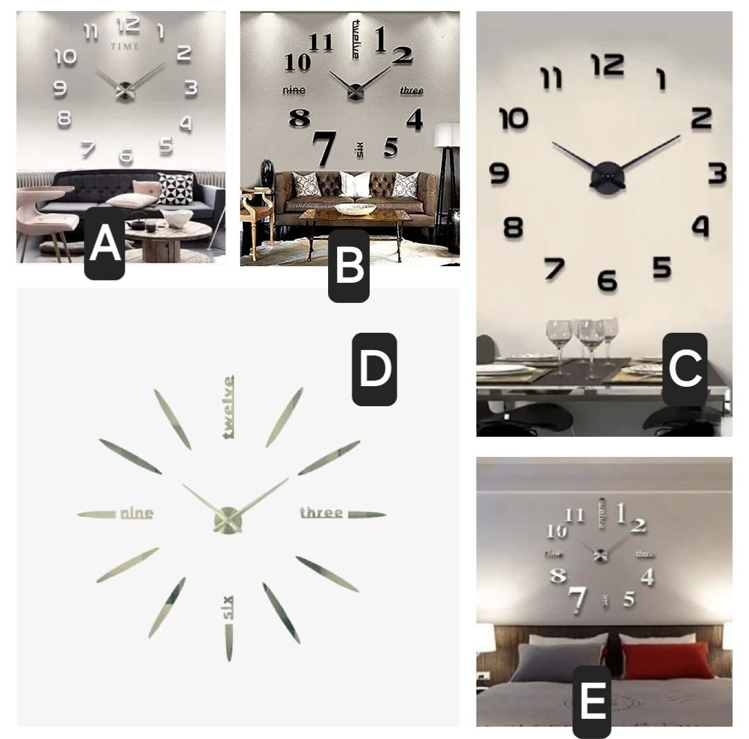 LARGE DIY CLOCKS