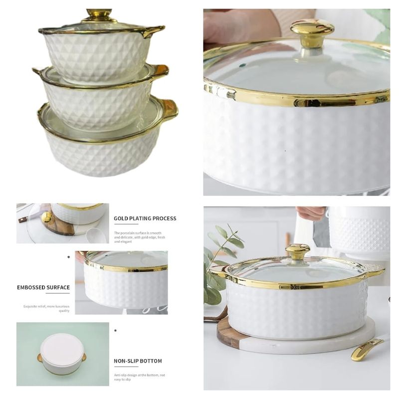 CERAMIC CASSEROLE SET