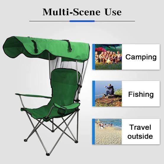 CAMPING CHAIR WITH SHADE