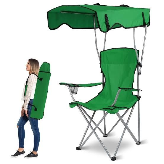 CAMPING CHAIR WITH SHADE