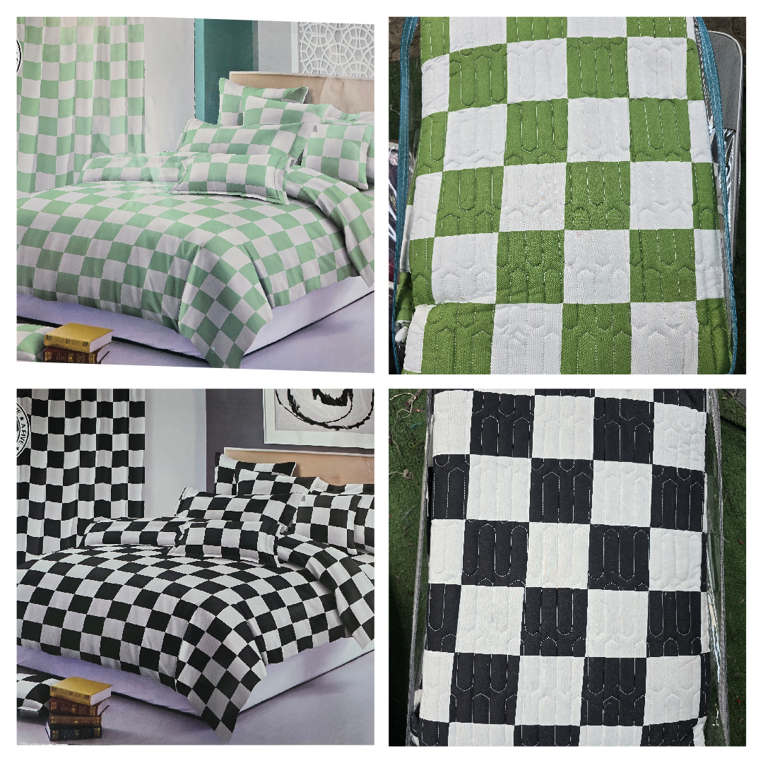 CHECKER QUILT SET