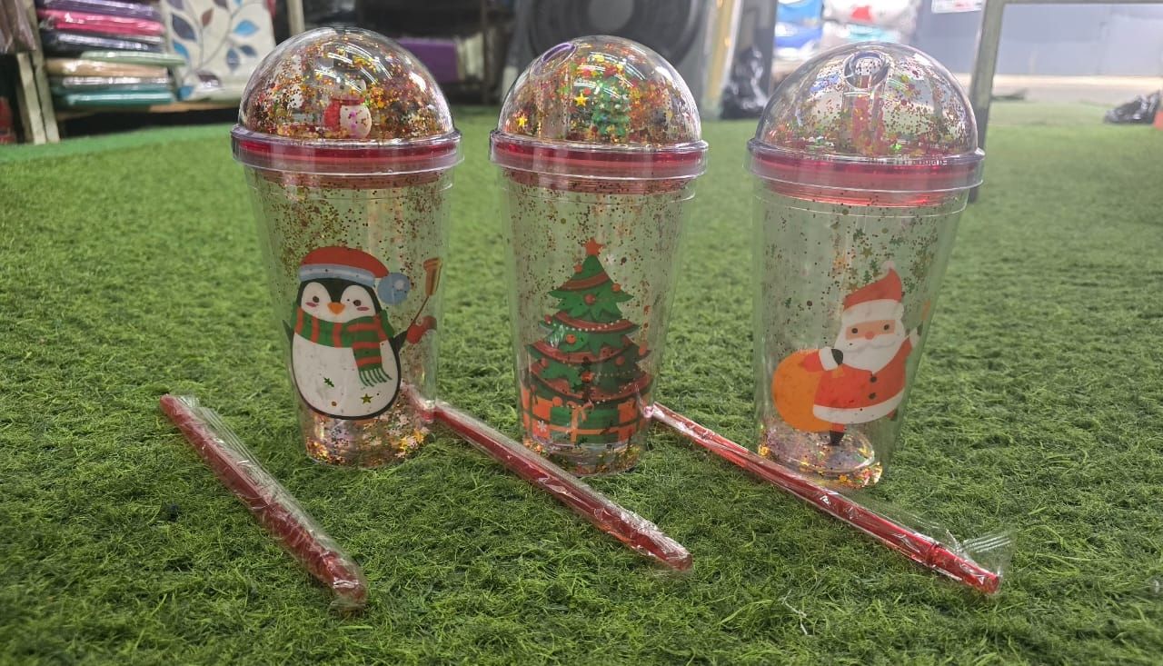 CHRISTMAS GLITTER CUPS- BULK