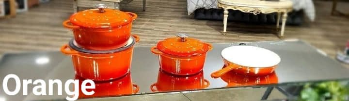 CAST IRON COOKWARE SET 7P- DOLPHIN