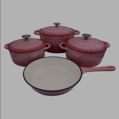 CAST IRON COOKWARE SET 7P- DOLPHIN