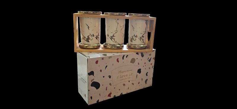 MARBLE CERAMIC SET