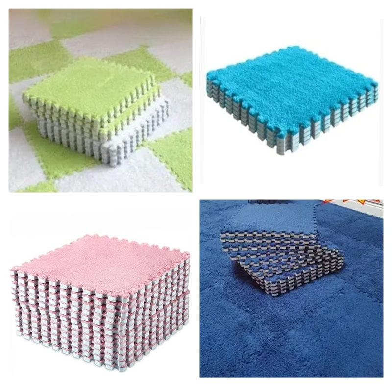 FLEECE PUZZLE FLOOR MAT