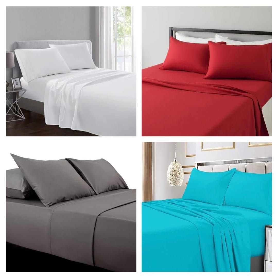 COTTON SHEET SET- TURQOISE