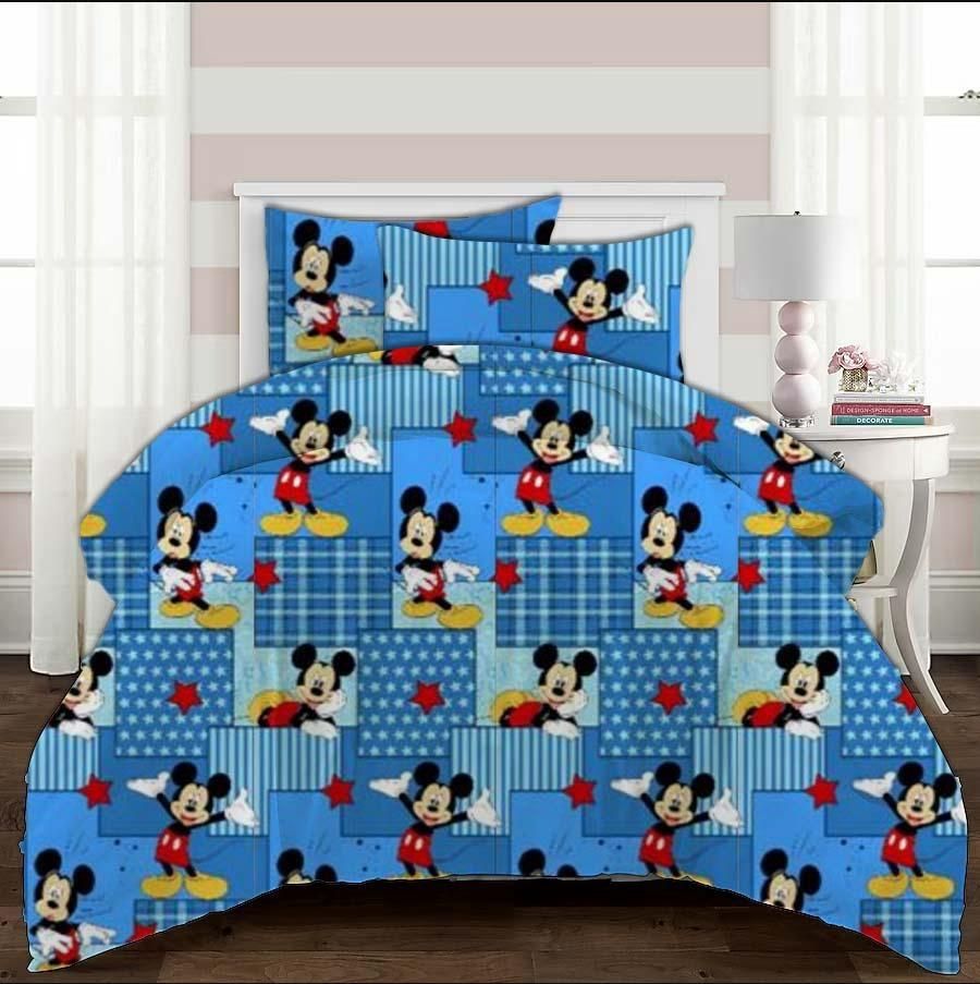 MICKEY MOUSE BLUE COMFORTER SET